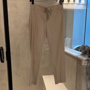 Armani Collezioni Beige Straight Leg Pants